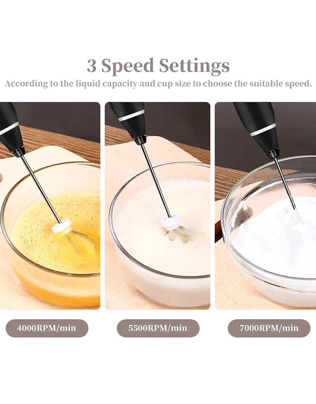 2 in 1 Rechargeable Coffee Beater